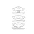 E10907460 by BENDIX - Pad Set