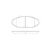 Bendix E10907480 Disc Brake Pad Set Pad Set
