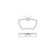 Bendix E10907060 Disc Brake Pad Set Pad Set