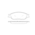 Bendix E10908030 Disc Brake Pad Set Pad Set