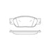 E10908050 by BENDIX - Pad Set