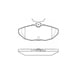 Bendix E10908060 Disc Brake Pad Set Pad Set