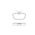 Bendix E10908770 Disc Brake Pad Set Pad Set