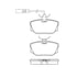 Bendix E10908772 Disc Brake Pad Set Pad Set