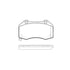 Bendix E10913790 Disc Brake Pad Set Pad Set