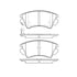 Bendix E10914040 Disc Brake Pad Set Pad Set