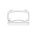 Bendix E10911490 Disc Brake Pad Set Pad Set
