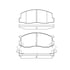 Bendix E11002630 Disc Brake Pad Set Pad Set