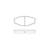 Bendix E11002070 Disc Brake Pad Set Pad Set