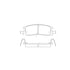 Bendix E11003980 Disc Brake Pad Set Pad Set