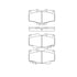 Bendix E11004360 Disc Brake Pad Set Pad Set