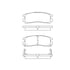 Bendix E11003830 Disc Brake Pad Set Pad Set