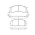 Bendix E11005000 Disc Brake Pad Set Pad Set