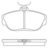 Bendix E11006010 Disc Brake Pad Set Pad Set