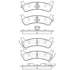 Bendix E11006660 Disc Brake Pad Set Pad Set