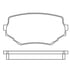 Bendix E11006800 Disc Brake Pad Set Pad Set