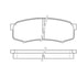 Bendix E11006060 Disc Brake Pad Set Pad Set