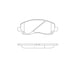 Bendix E11008660 Disc Brake Pad Set Pad Set
