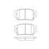 Bendix E11009300 Disc Brake Pad Set Pad Set