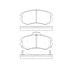Bendix E11009240 Disc Brake Pad Set Pad Set