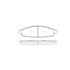 Bendix E11009530 Disc Brake Pad Set Pad Set