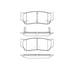 Bendix E11009540 Disc Brake Pad Set Pad Set