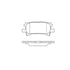 Bendix E11009960 Disc Brake Pad Set Pad Set