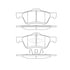 Bendix E11010471 Disc Brake Pad Set Pad Set