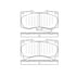Bendix E11011190 Disc Brake Pad Set Pad Set