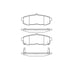 Bendix E11010730 Disc Brake Pad Set Pad Set
