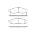 Bendix E11011830 Disc Brake Pad Set Pad Set