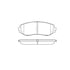 Bendix E11011880 Disc Brake Pad Set Pad Set