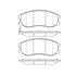 Bendix E11012640 Disc Brake Pad Set Pad Set