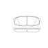 Bendix E11013040 Disc Brake Pad Set Pad Set