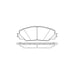 Bendix E11012110 Disc Brake Pad Set Pad Set