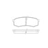 Bendix E11106060 Disc Brake Pad Set Pad Set
