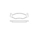 Bendix E11106510 Disc Brake Pad Set Pad Set