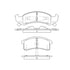 Bendix E11106230 Disc Brake Pad Set Pad Set
