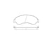 Bendix E11107010 Disc Brake Pad Set Pad Set