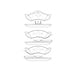 Bendix E11107460 Disc Brake Pad Set Pad Set