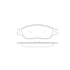Bendix E11108030 Disc Brake Pad Set Pad Set