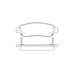Bendix E11108830 Disc Brake Pad Set Pad Set