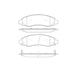 Bendix E11109620 Disc Brake Pad Set Pad Set