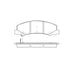 Bendix E11111590 Disc Brake Pad Set Pad Set