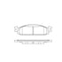 Bendix E11113760 Disc Brake Pad Set Pad Set
