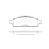 Bendix E11113920 Disc Brake Pad Set Pad Set