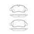 Bendix E11117750 Disc Brake Pad Set Pad Set