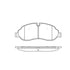 Bendix E11117740 Disc Brake Pad Set Pad Set