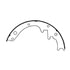 E11601540 by BENDIX - Formula Blue™ New Bonded Brake Shoes - 2051AT-154 (FMSI)