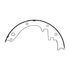 E11602280 by BENDIX - Formula Blue™ New Bonded Brake Shoes - 2038AT-10 (FMSI)